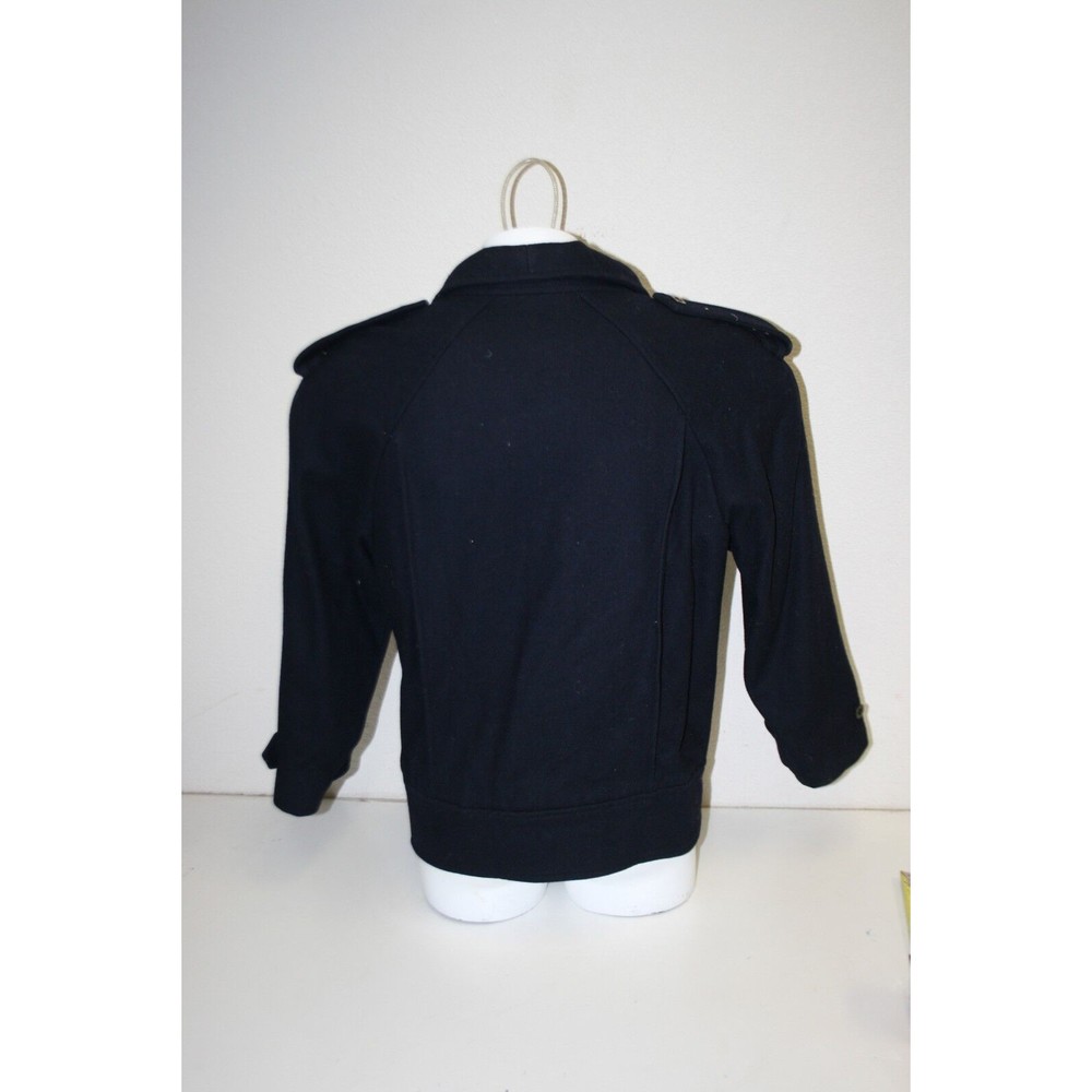 Vintage J. Gallery Women's High End Navy Blue Pea Coat Jacket Size 5/6 RARE - Picture 6 of 12